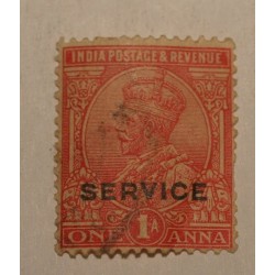 Indie brytyjskie 1911 1 anna nadruk SERVICE