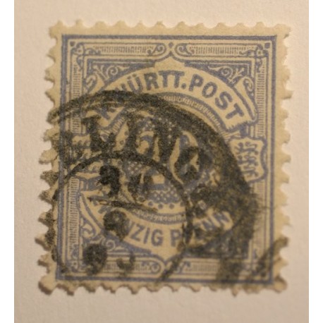 Wirtembergia 20 pfennig 1875