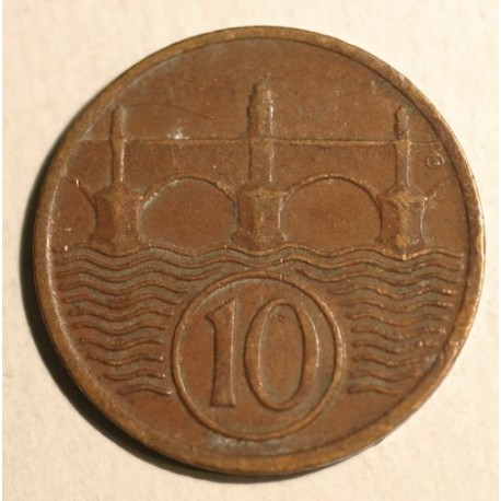Czechosłowacja 10 halerzy 1938