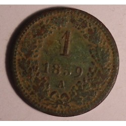 1 krajcar 1859 A