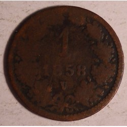 1 krajcar 1858 V