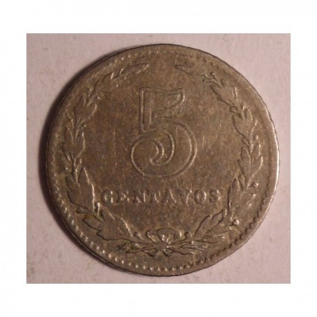 Argentyna 5 cenatvos 1906
