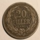 Węgry 20 fillerów 1892 KB