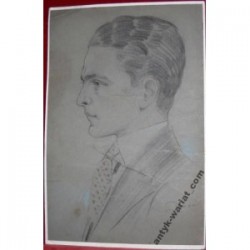 Portret mężczyżny - pastel 1928 